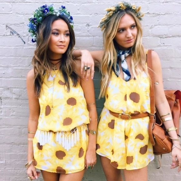 Show Me Your MuMu Dresses & Skirts - SHOW ME YOUR MUMU Sunflower Halter Dress